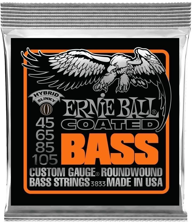 Bassguitar strings Ernie Ball 3833 Hybrid 45-105