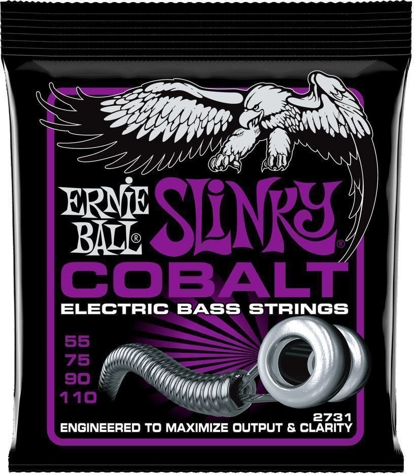 Snaren voor basgitaar Ernie Ball 2731 Power Slinky Bass 55-110