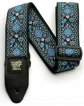 Textile guitar strap Ernie Ball Indigo Orchid Jacquard Guitar Strap - 1