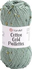 Fios para tricotar Yarn Art Cotton Gold Paillettes 7113 Fios para tricotar