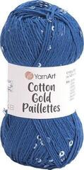 Knitting Yarn Yarn Art Cotton Gold Paillettes 7111 Knitting Yarn