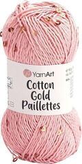 Плетива прежда Yarn Art Cotton Gold Paillettes 7108 Плетива прежда