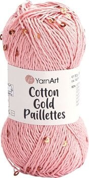 Pređa za pletenje Yarn Art Cotton Gold Paillettes 7108 Pređa za pletenje - 1