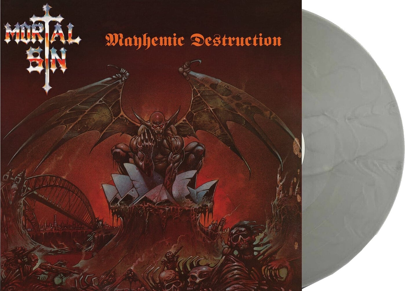 Vinüülplaat Mortal Sin - Mayhemic Destruction (Limited Edition) (Silver Translucent Coloured) (LP)