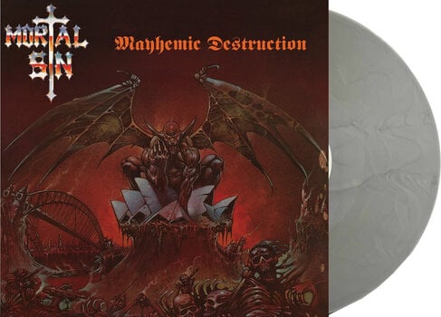 Vinüülplaat Mortal Sin - Mayhemic Destruction (Limited Edition) (Silver Translucent Coloured) (LP) - 1