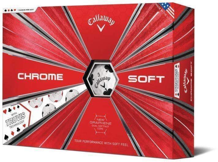 Piłka golfowa Callaway Chrome Soft 18 Truvis Golf Balls Suits