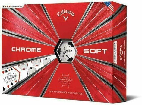 Golfový míček Callaway Chrome Soft 18 Truvis Golf Balls Suits - 1