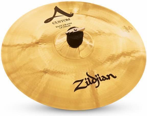 Crash Cymbal Zildjian A20536 A Custom Fast Crash Cymbal 14"