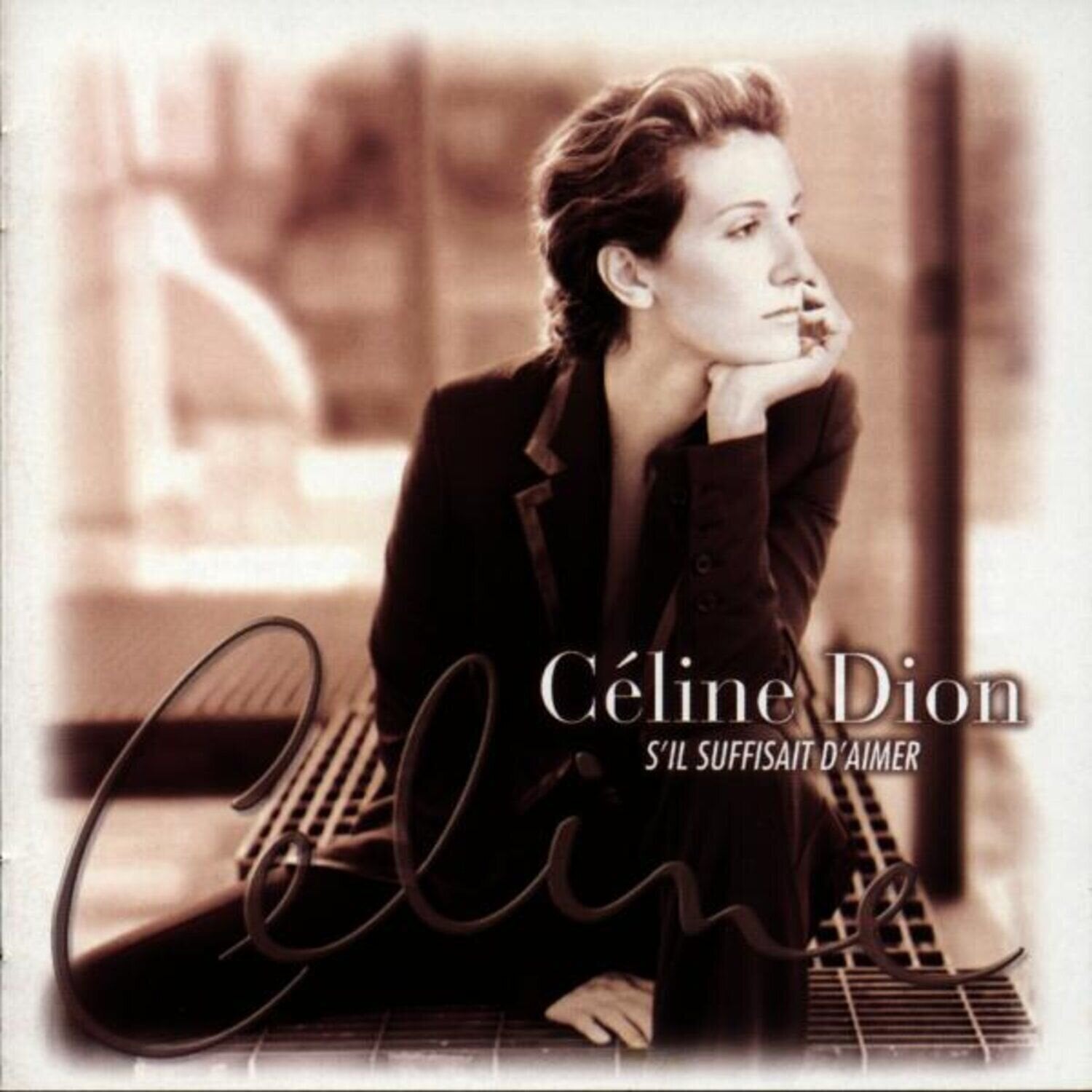 Vinylplate Celine Dion - S'il suffisait d'aimer (Reissue) (Pearl/White Coloured) (2 LP)