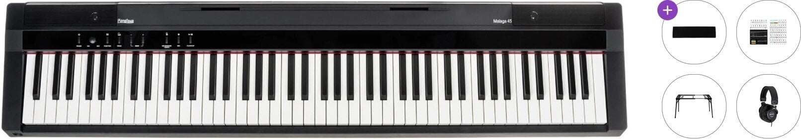 Digitālās skatuves klavieres Pianonova Malaga 45 Premium SET Digitālās skatuves klavieres