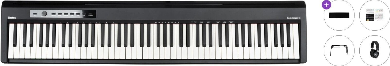 Digitālās skatuves klavieres Pianonova Sierra Compact 31 Premium SET Digitālās skatuves klavieres