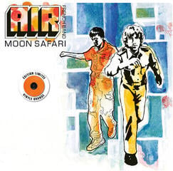 Vinyl Record Air - Moon Safari (Limited Edition) (Orange Coloured) (LP)