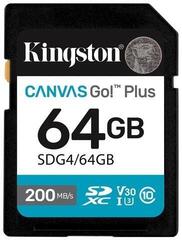 Speicherkarte Kingston Canvas Go Plus Gen4 C10 UHS-I U3 V30 SDXC 64 GB Speicherkarte