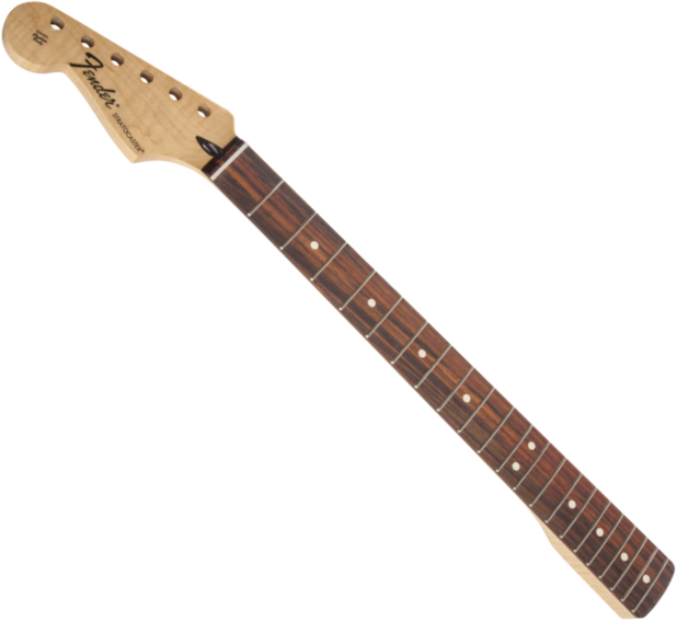 Gât pentru chitara Fender Stratocaster Left Hand Neck Rosewood Fingerboard
