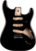 Corpo da guitarra Fender Stratocaster Preto