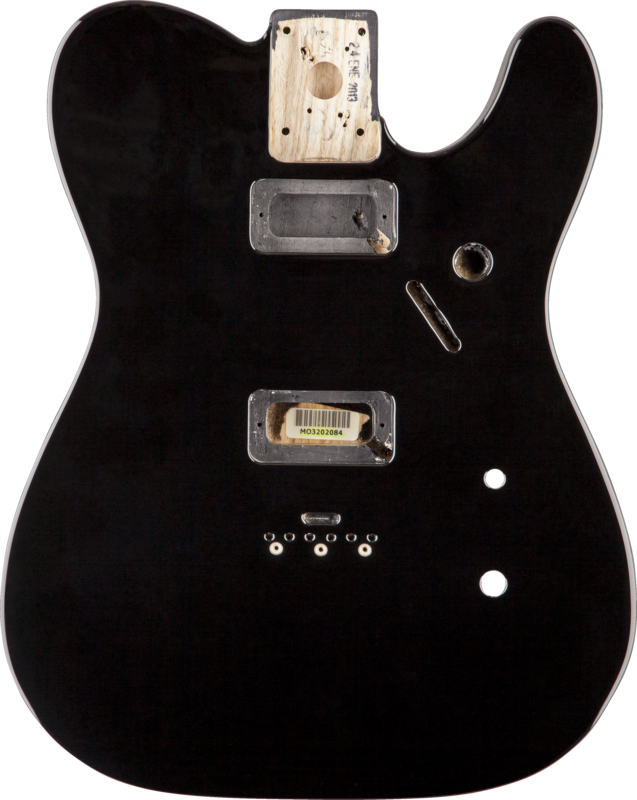 Gitár nyak Fender Limited Carbonita Telecaster Body - Black
