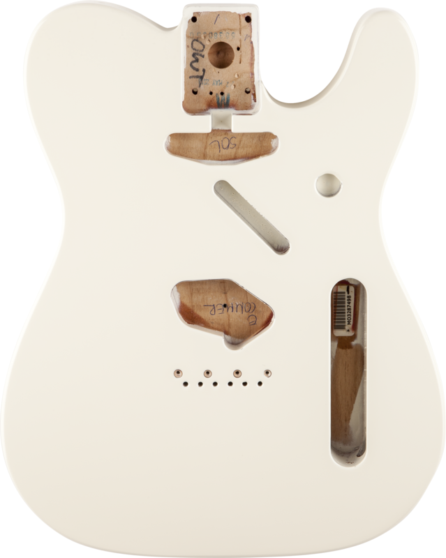 Kytarové tělo Fender Telecaster Olympic White