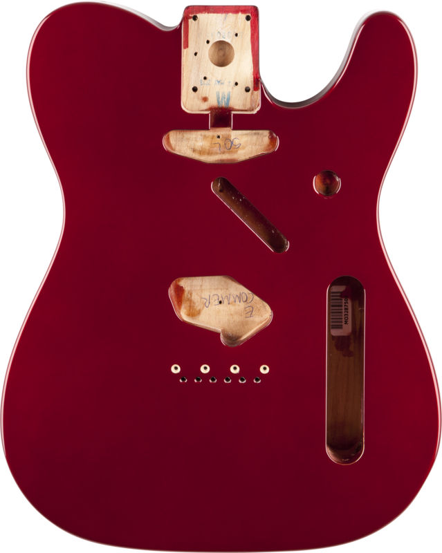 Corpo da guitarra Fender Telecaster Candy Apple Red