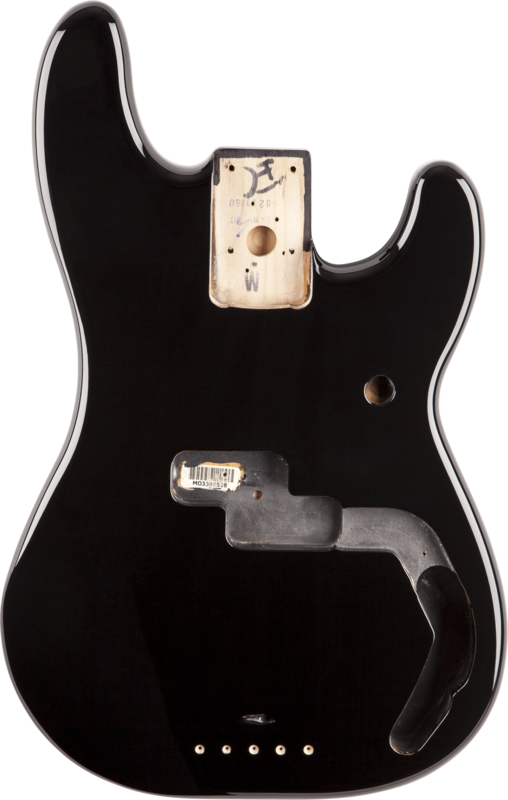 Basszusgitár test Fender Precision Bass Body (Vintage Bridge) - Black