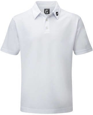 Poolopaita Footjoy Stretch Pique Solid Mens Polo Shirt White XXL