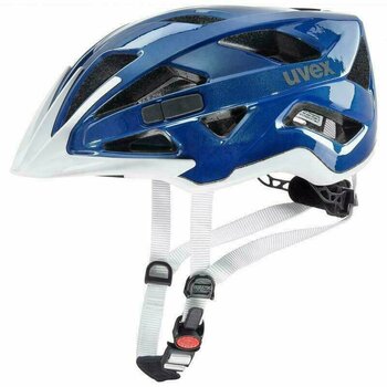 Cykelhjelm UVEX Active Blue-hvid 56-60 Cykelhjelm - 1