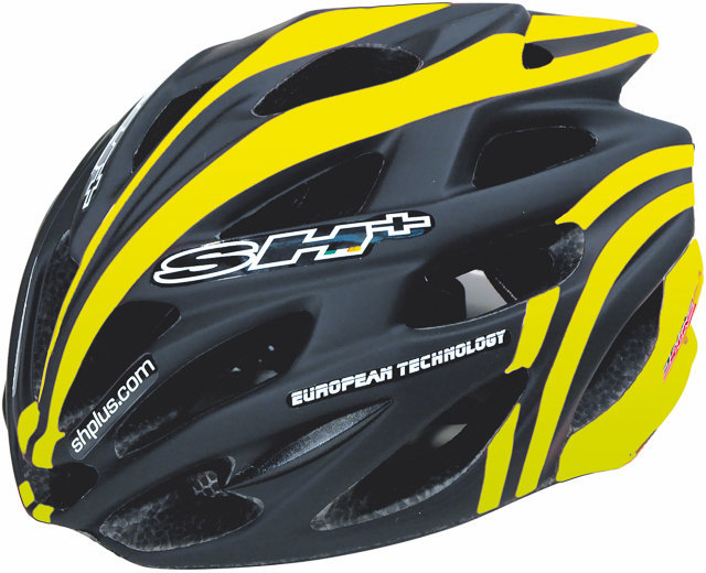 Bike Helmet SH+ Shabli S-Line Black Matt/Fluo Yellow UNI Bike Helmet