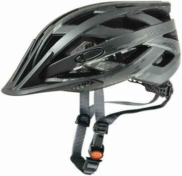 Cyklistická helma UVEX I-VO CC Black/Smoke Matt 52-57 Cyklistická helma - 1