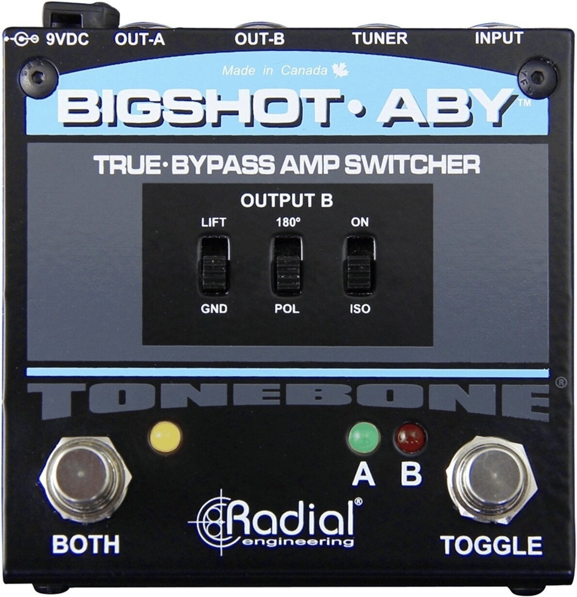 Pédalier pour ampli guitare Tonebone BigShot ABY Pédalier pour ampli guitare