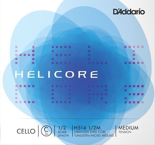 Struny pro violončelo D'Addario H514 1/2M C 1/2 Struny pro violončelo