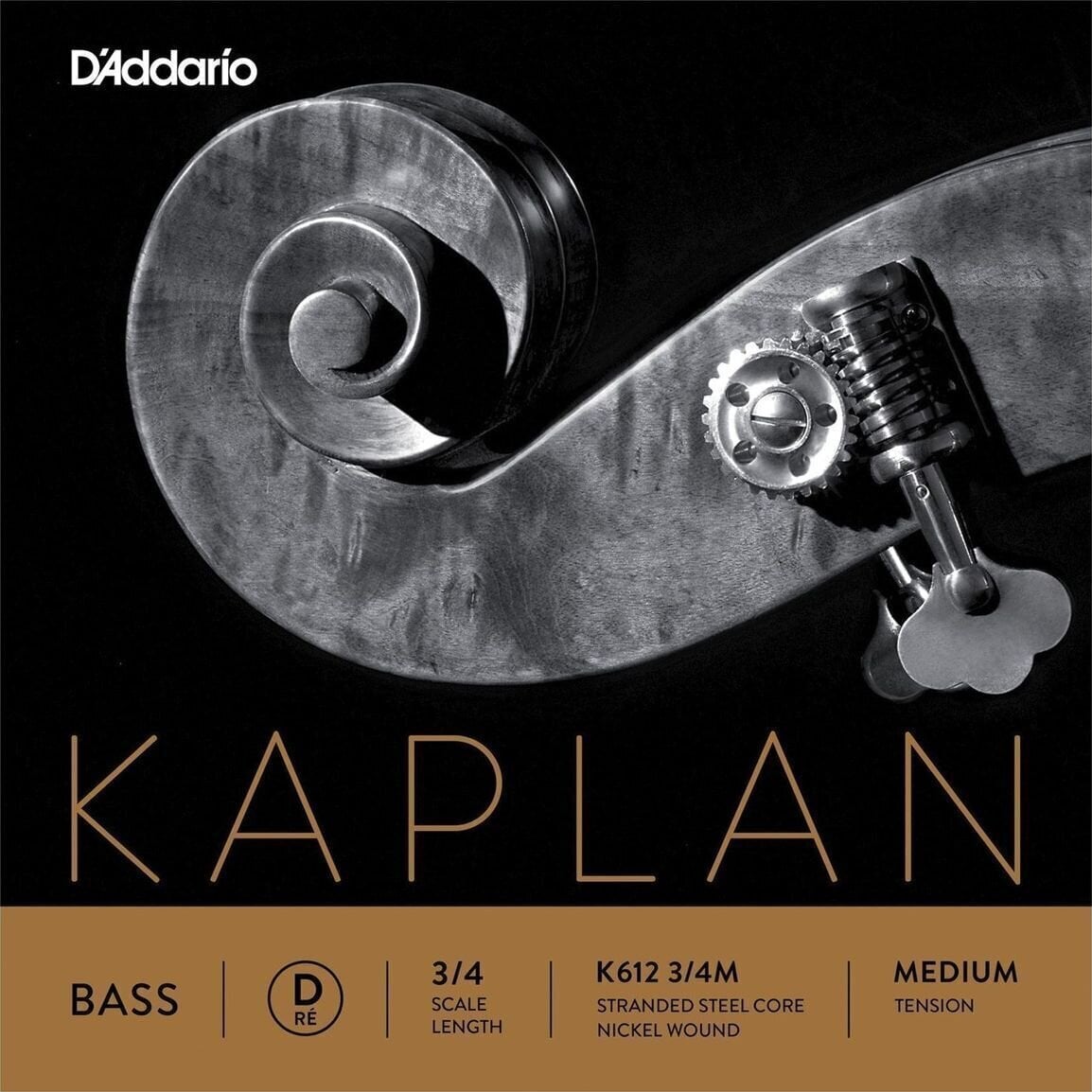 Struny pro kontrabas D'Addario D K612 3/4M Struny pro kontrabas