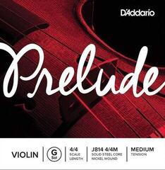 Струни за цигулка D'Addario J814 4/4M G Струни за цигулка