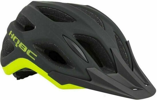 Bike Helmet HQBC SHOQ Black/Fluo Yellow Matt 54-58 Bike Helmet - 1
