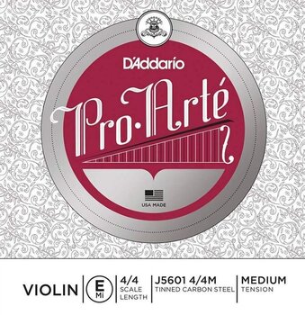 Struny pro housle D'Addario J5601 4/4M E Struny pro housle - 1