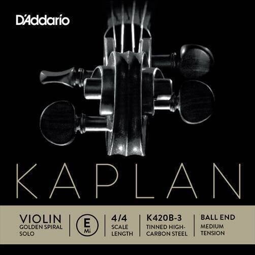 Struny pro housle D'Addario K420B-3 E Struny pro housle