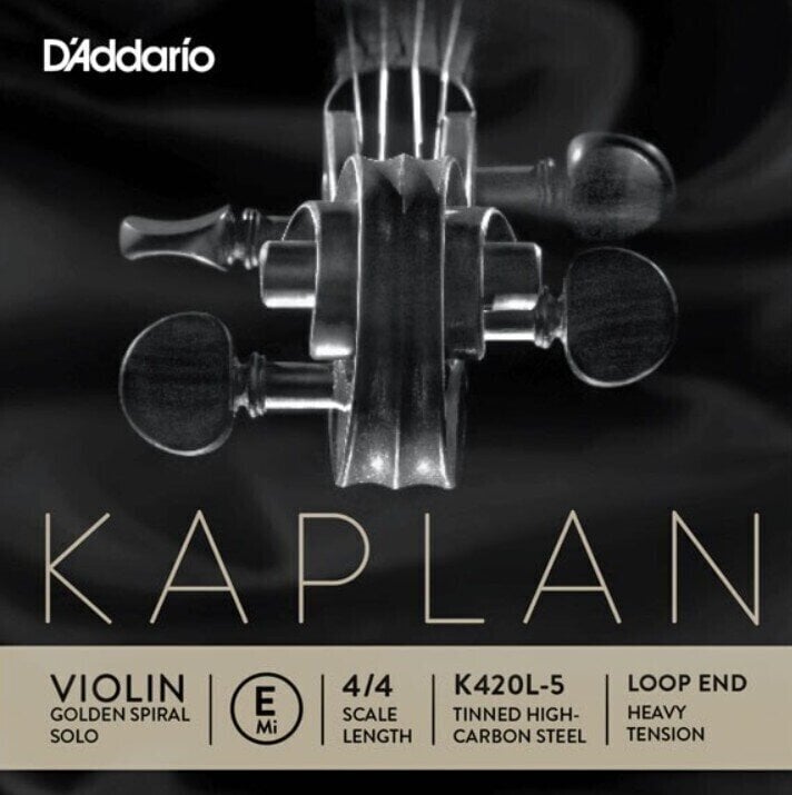 Struny pro housle D'Addario K420L-5 E Struny pro housle