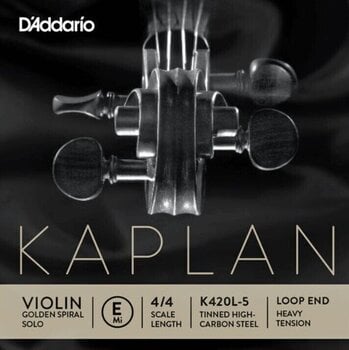 Struny pro housle D'Addario K420L-5 E Struny pro housle - 1