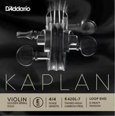 Струни за цигулка D'Addario K420L-7 E Струни за цигулка