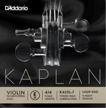 Struny pro housle D'Addario K420L-7 E Struny pro housle - 1