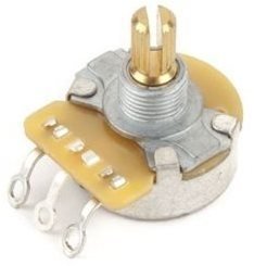Pieza de recambio Fender 1 Meg A Taper Potentiometer (Split Shaft)