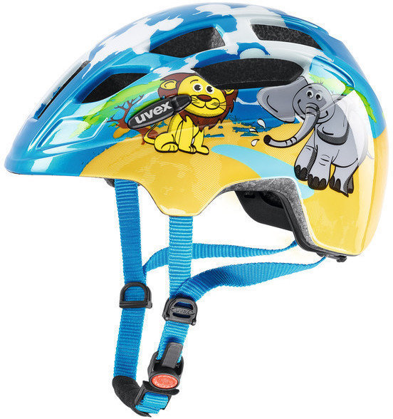 Casque de vélo enfant UVEX Finale Junior LED Safari 48-52 Casque de vélo enfant