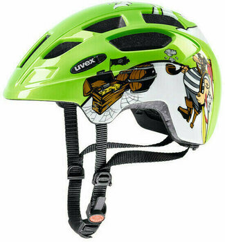 Kid Bike Helmet UVEX Finale Junior Green Pirate 48-52 Kid Bike Helmet - 1