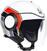 Capacete AGV Orbyt Brera White/Grey/Red XS Capacete