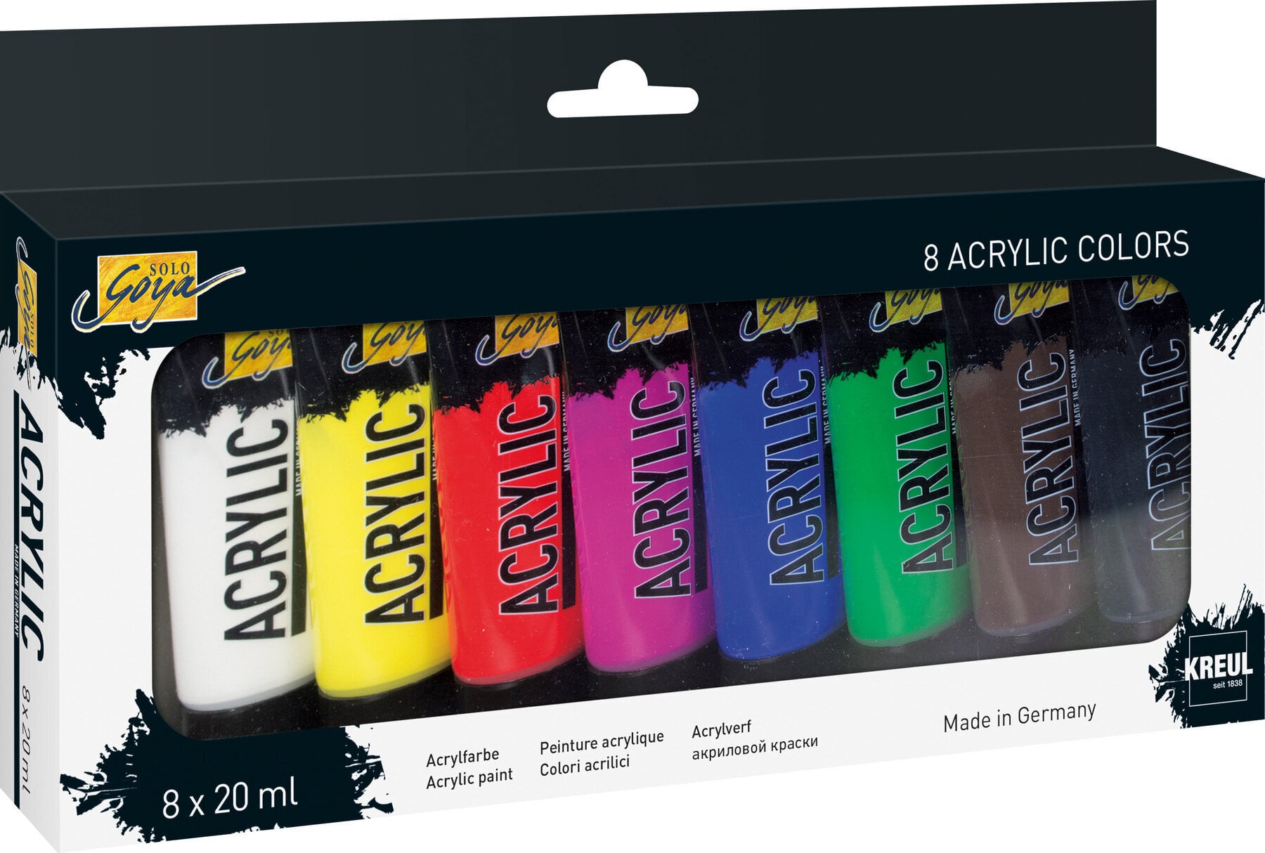 Acrylverf Kreul 84171 Set acrylverf 8 x 20 ml