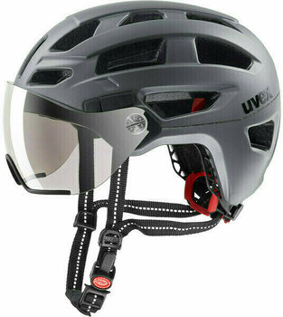 Cyklistická helma UVEX Finale Visor Strato Steel 56-61 Cyklistická helma - 1