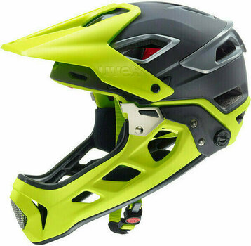 Cyklistická helma UVEX Jakkyl HDE Grey/Neon Matt 52-57 Cyklistická helma - 1