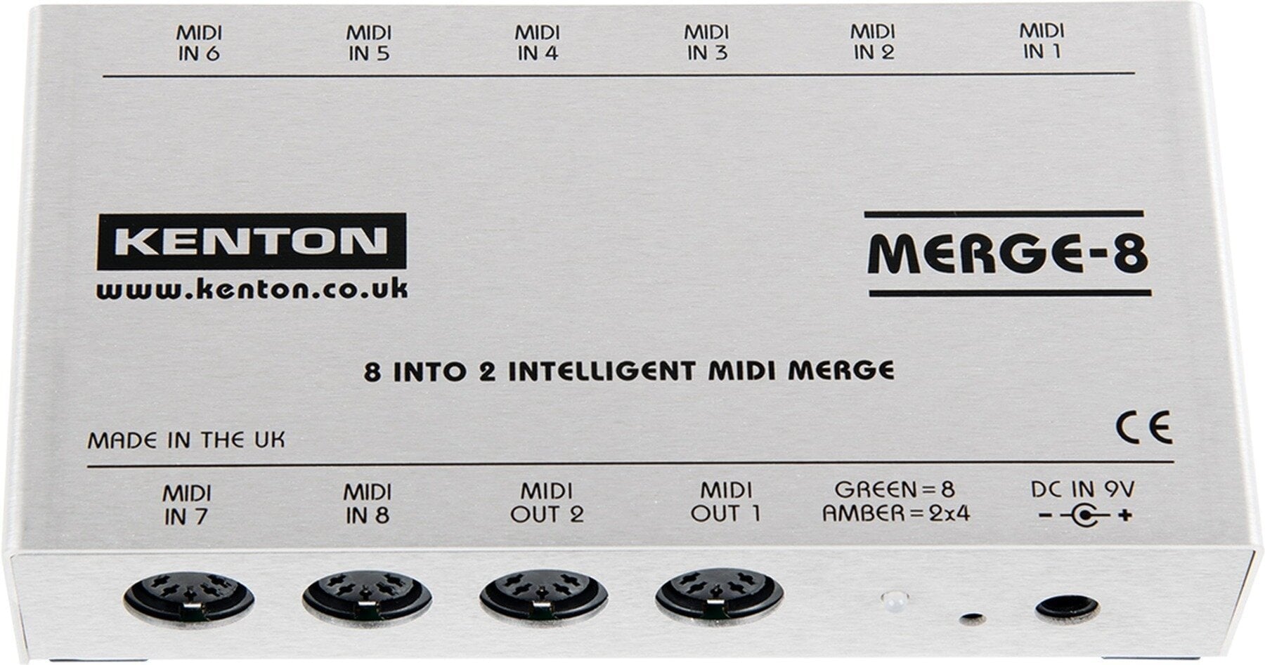 MIDI vmesniki Kenton Merge 8 – 8 MIDI IN to 2 OUT MIDI vmesniki