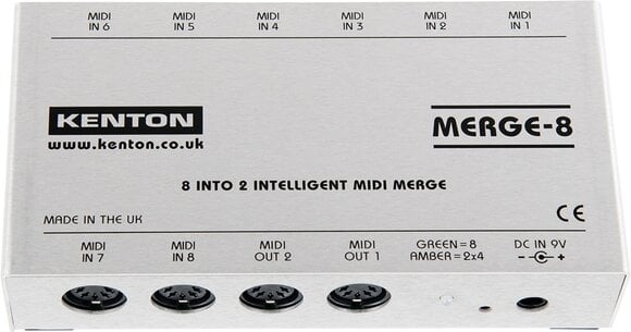 MIDI vmesniki Kenton Merge 8 – 8 MIDI IN to 2 OUT MIDI vmesniki - 1