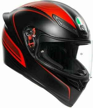 Helmet AGV K1 Warmup Matt Black/Red XS Helmet - 1