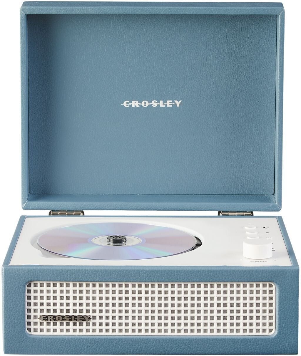 Reproductor de música de escritorio Crosley Voyager Cd Player Washed Blue Reproductor de música de escritorio