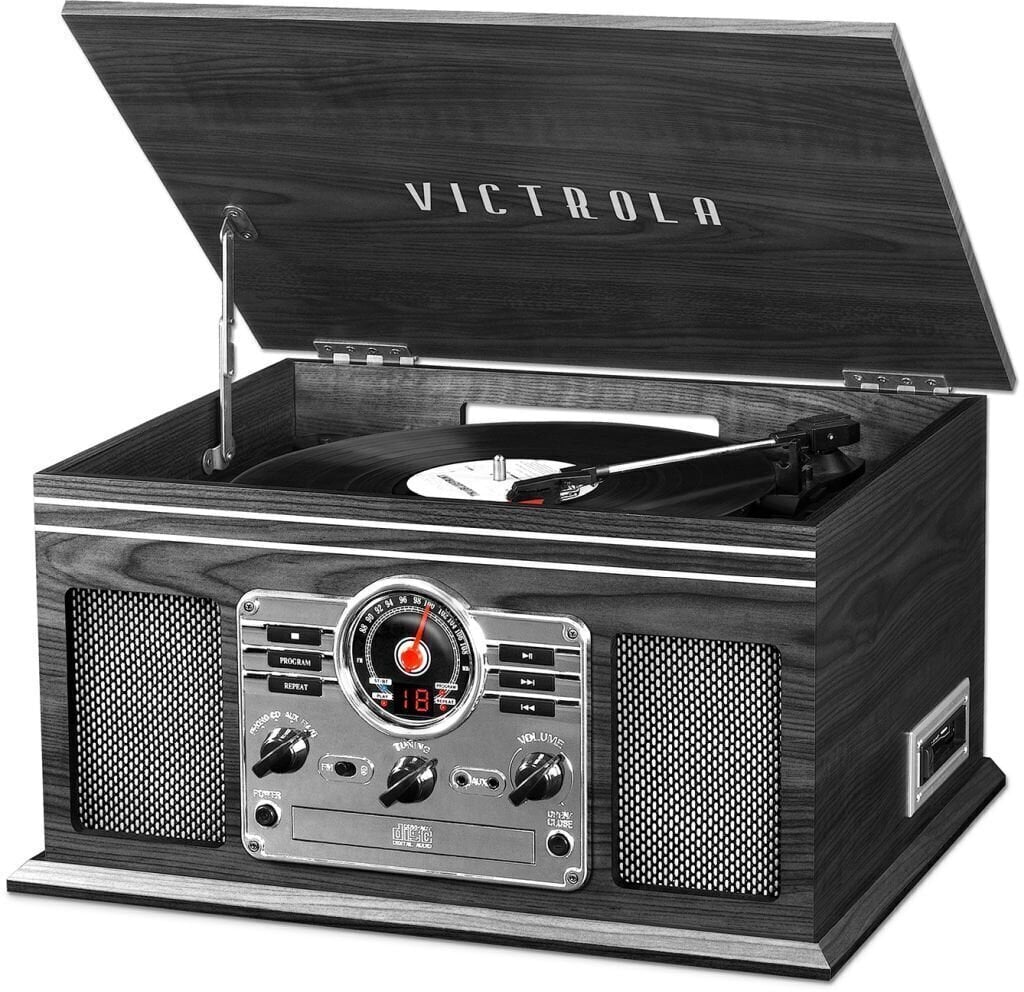 Giradischi retrò Victrola VTA-200B Grey Giradischi retrò